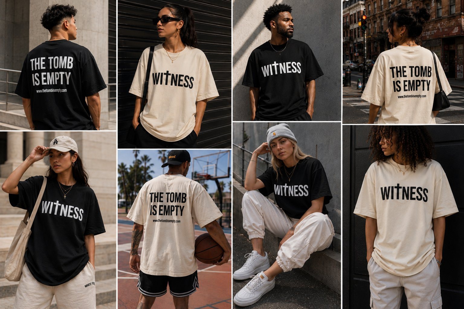 The Tomb Is Empty — Witness tees worn around the city